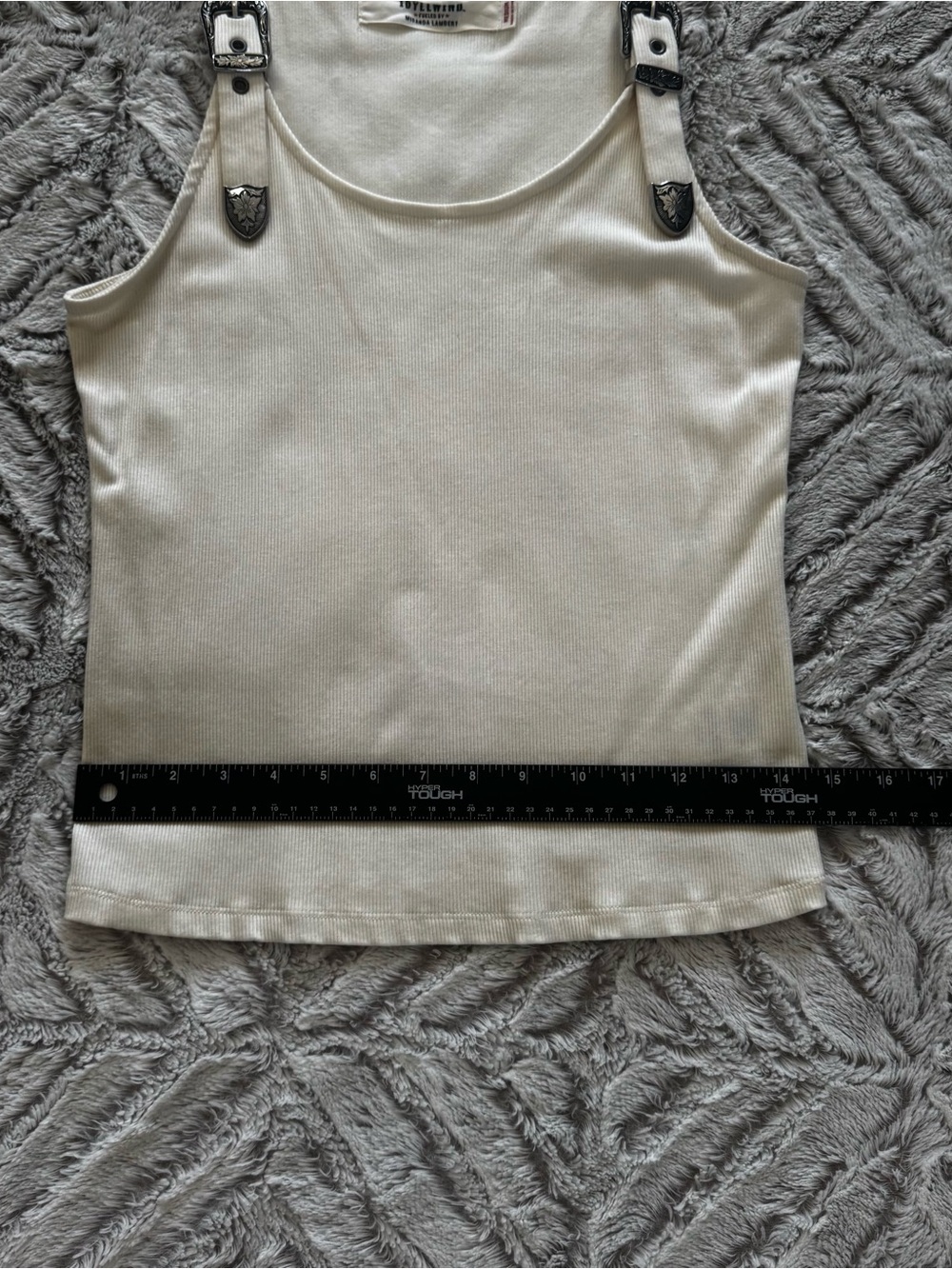 IDYLLWIND Miranda Lambert Wylie Rib Knit Buckle Tank WORN ONCE LIKE NEW Medium - Picture 8 of 9